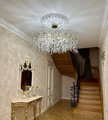 Albero Modern French-Style Branch Crystal Chandelier