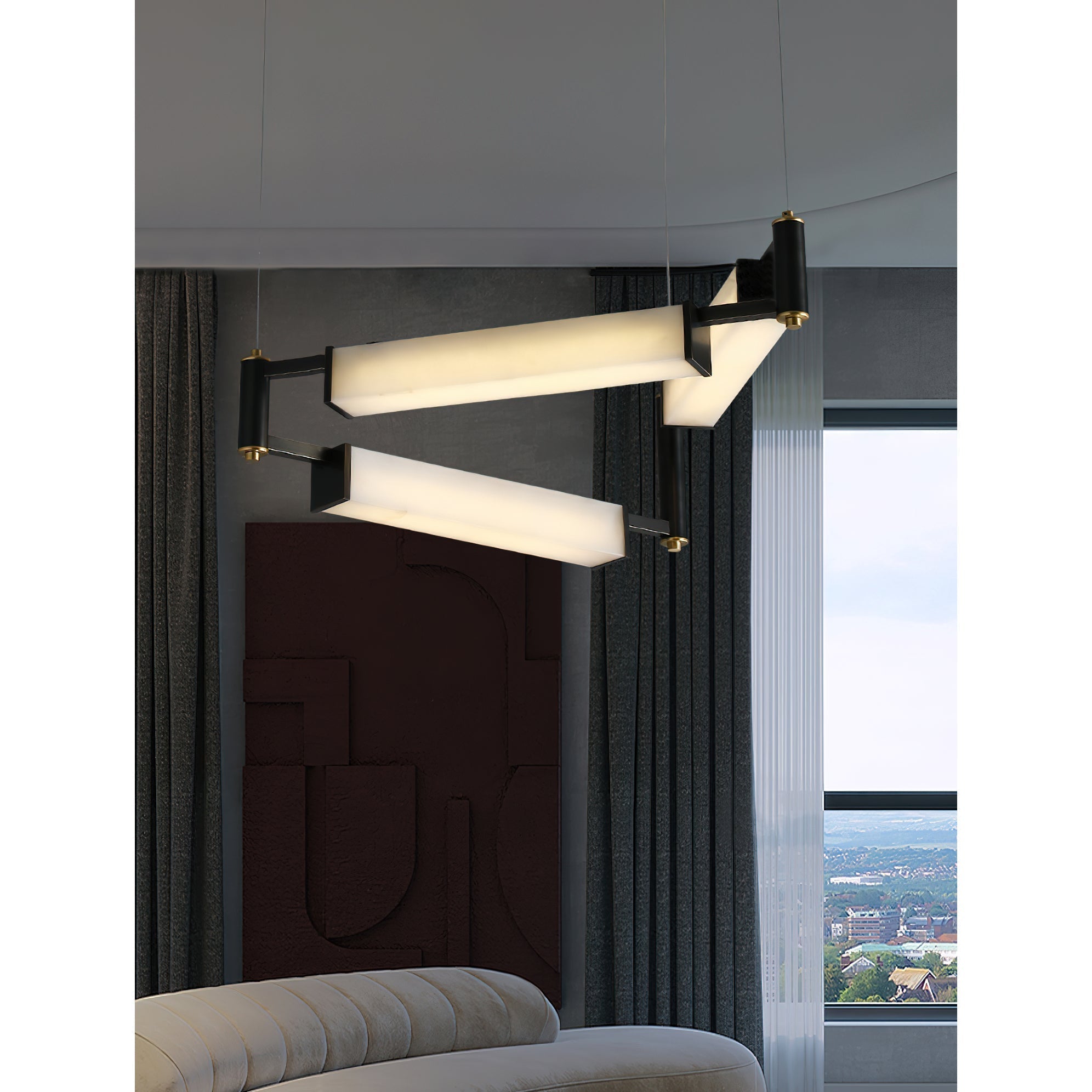 Resident Black Chandelier