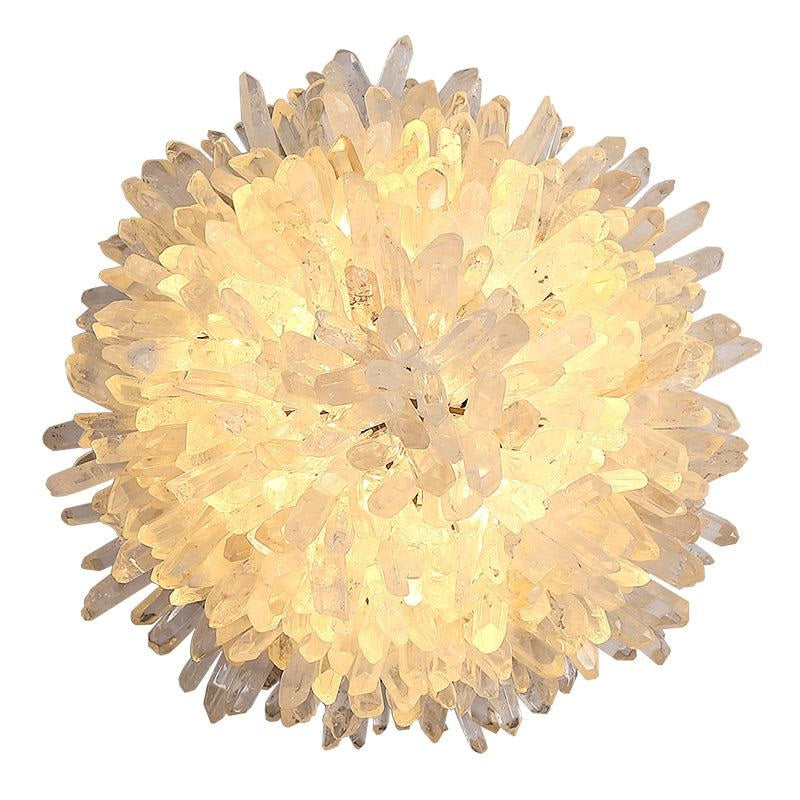 Rock Crystal Living Room Wall Sconce