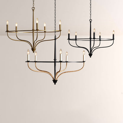 Rubelle Rattan Chandelier
