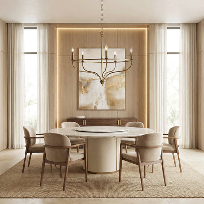 Rubelle Rattan Chandelier