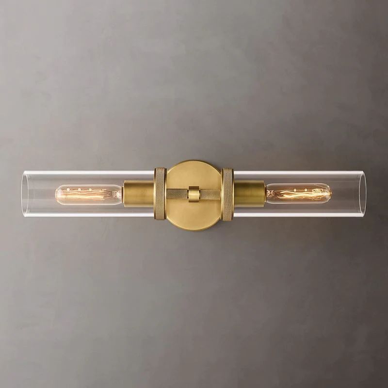 HA Lambeth Round Linear Short Wall Sconce