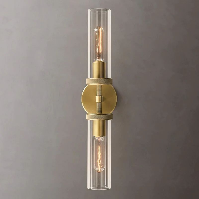 HA Lambeth Round Linear Short Wall Sconce