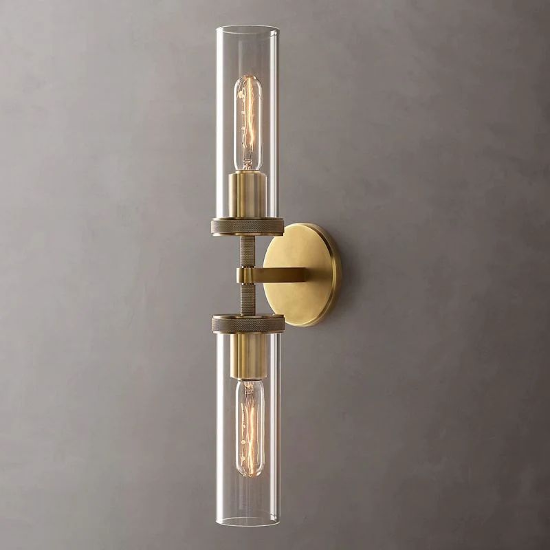 HA Lambeth Round Linear Short Wall Sconce