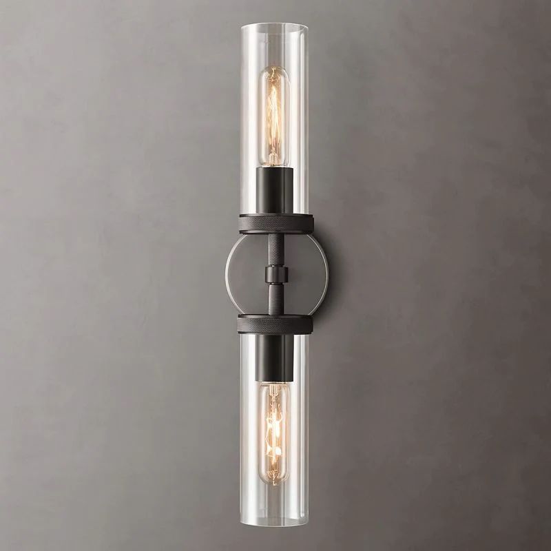 HA Lambeth Round Linear Short Wall Sconce