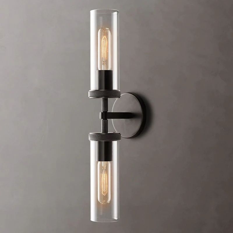 HA Lambeth Round Linear Short Wall Sconce