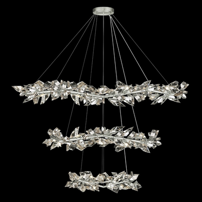 Art Handcrafted 1/2/3-tier Diamond-cut Crystal Chandelier