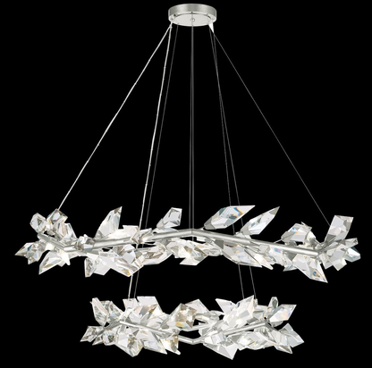 Art Handcrafted 1/2/3-tier Diamond-cut Crystal Chandelier