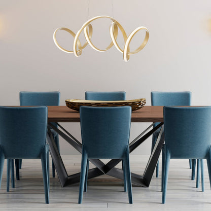 Seville LED Chandelier Gold