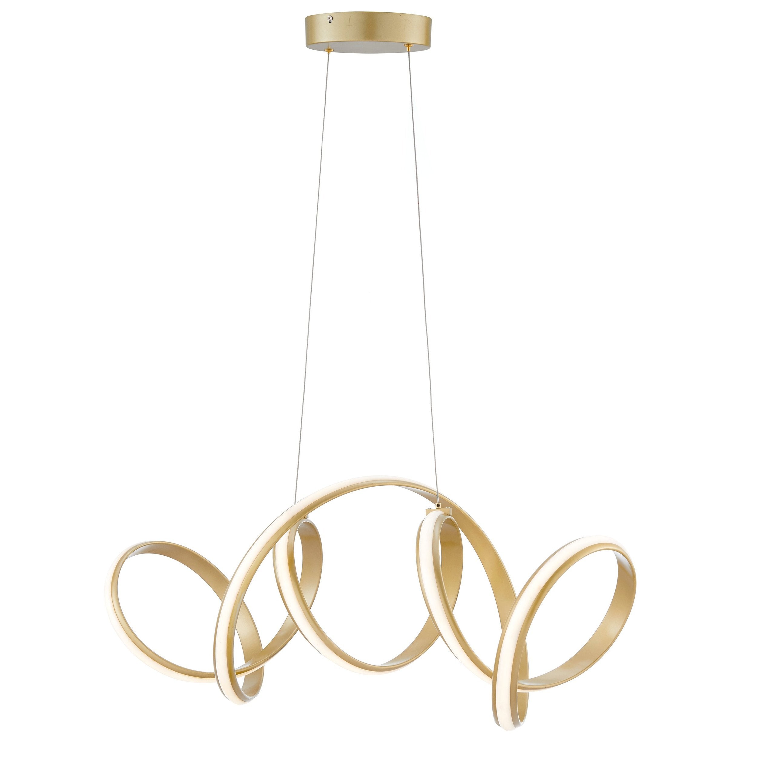 Seville LED Chandelier // Gold