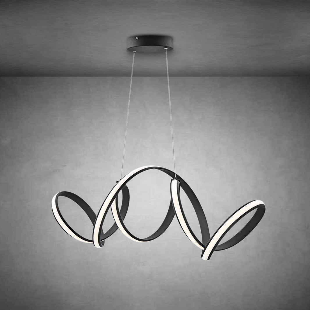 Seville LED Chandelier Black