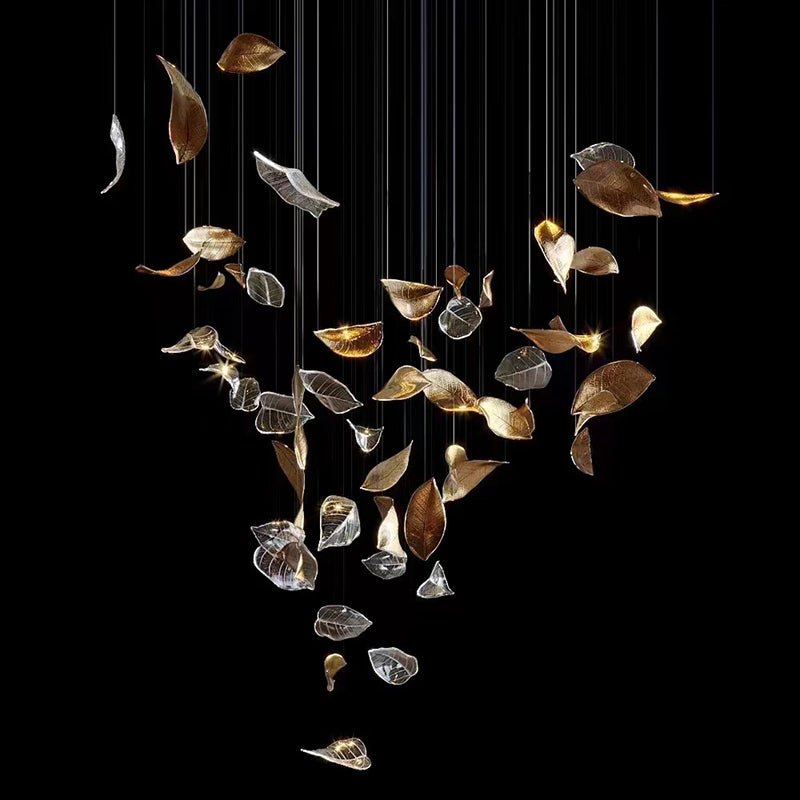 Shake Leaves Chandelier 31.8" 39.4" 47.2"