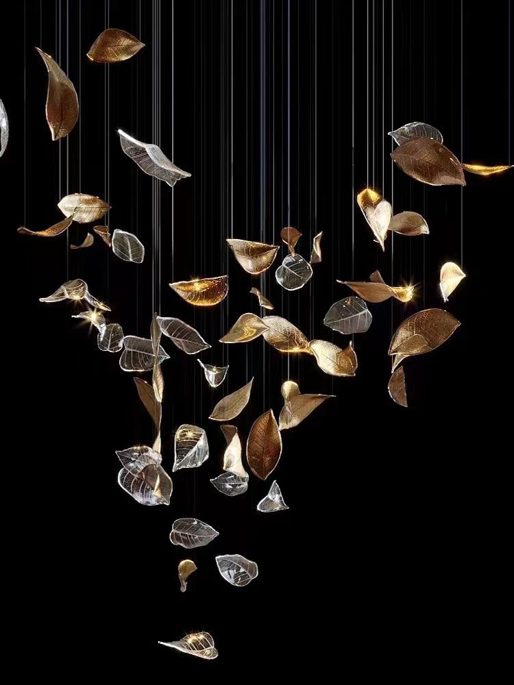 Shake Leaves Chandelier 31.8" 39.4" 47.2"
