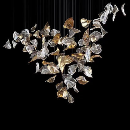 Shake Leaves Chandelier 31.8" 39.4" 47.2"