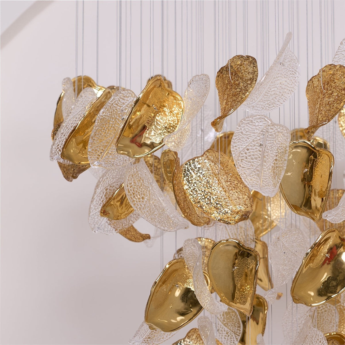 Shake Leaves Chandelier 31.8" 39.4" 47.2"
