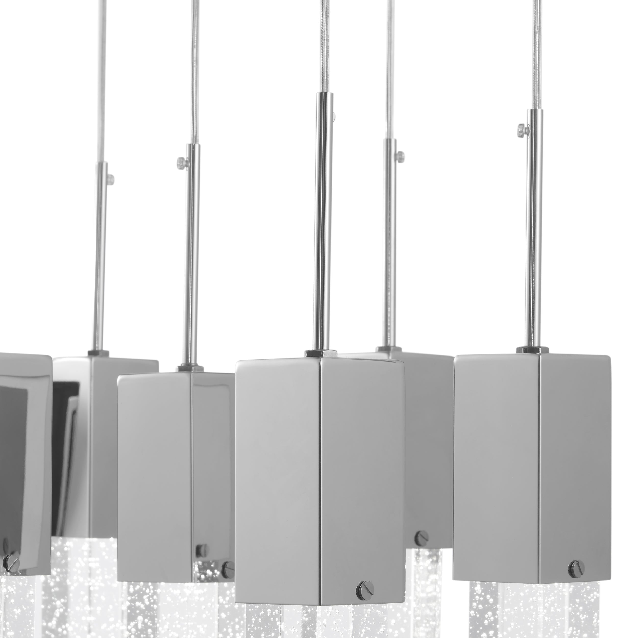 Short Crystal Sparkling Night Chandelier 15 Light