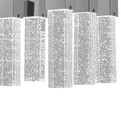 Short Crystal Sparkling Night Chandelier 15 Light
