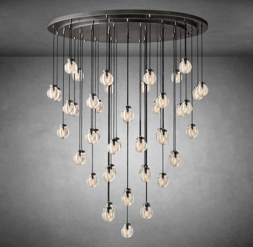 Peal Round Chandelier 38"48"60"
