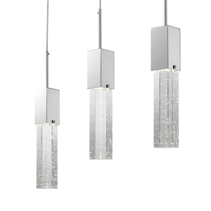Sparkling Night Adjustable Crystal Chandelier 5 Light