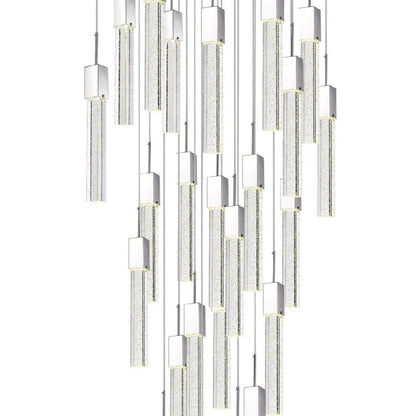 Sparkling Night Chandelier Vertical XL  25  Light