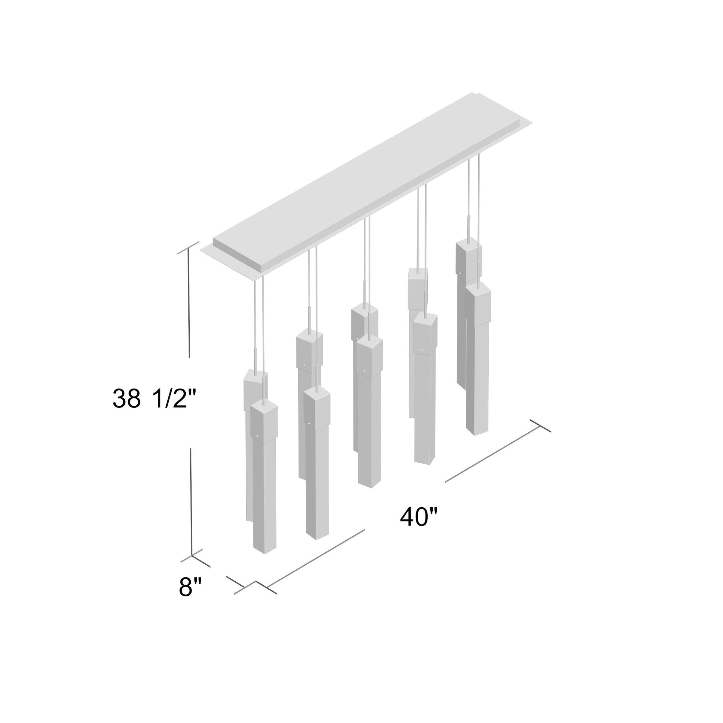 Sparkling Night Chandelier XL 10 Light