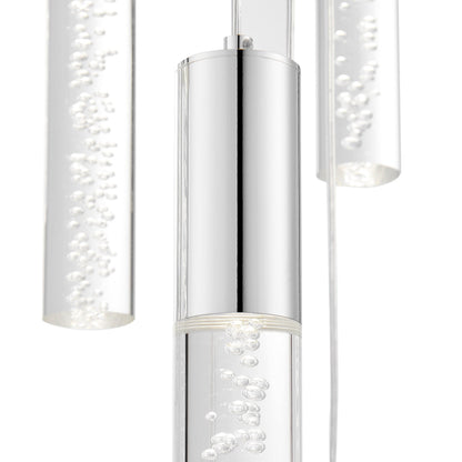 Sparkling Night Cylinder Chandelier 13 Light