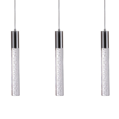 Sparkling Night Cylinder Chandelier 3 Light