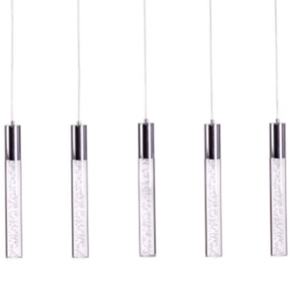 Sparkling Night Cylinder Chandelier 5 Light