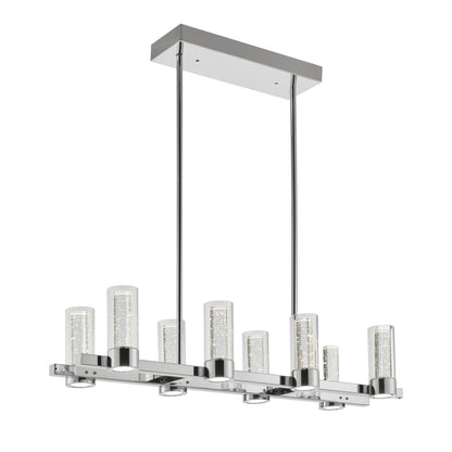 Sparkling Night LED Rectangular Chandelier 8 Lights