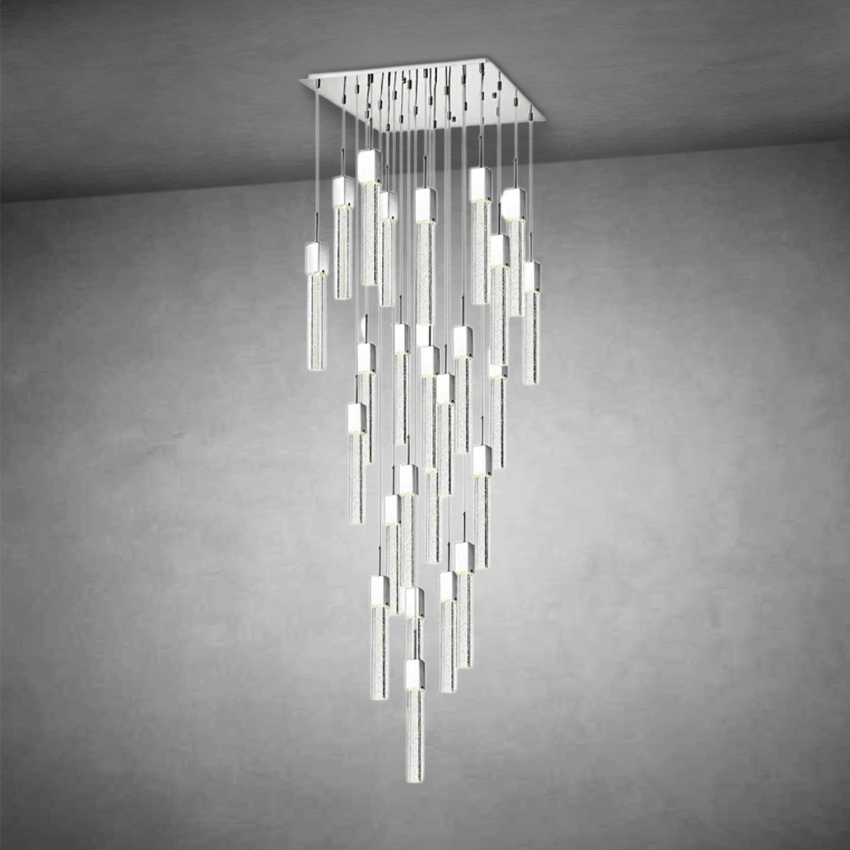 Sparkling Night Chandelier Vertical XL  25  Light