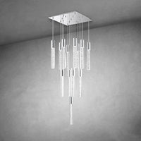 Sparkling Night Cylinder Chandelier 13 Light