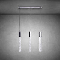 Sparkling Night Cylinder Chandelier 3 Light