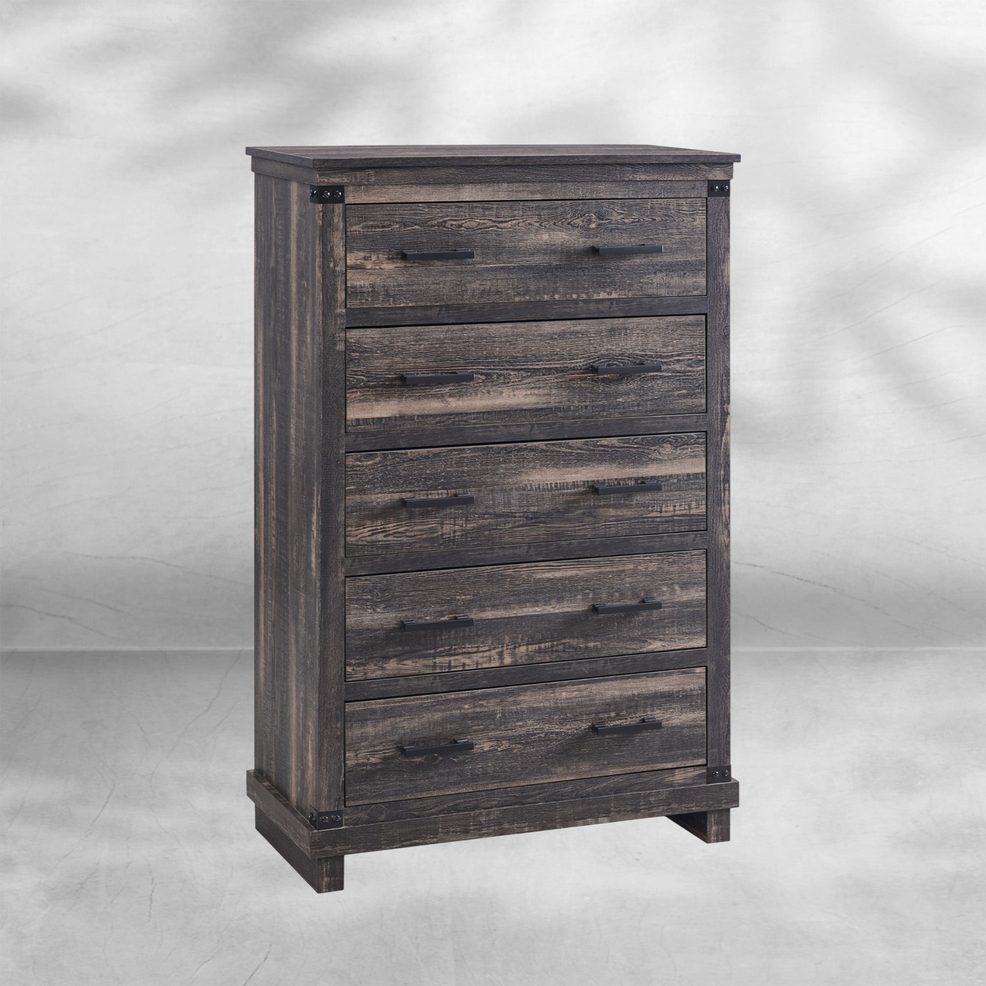 Farmhouse 5~8-Drawer Dresser: Rustic Wood Tall Chest for Bedroom