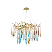 HA Teardrop Crystal Chandelier