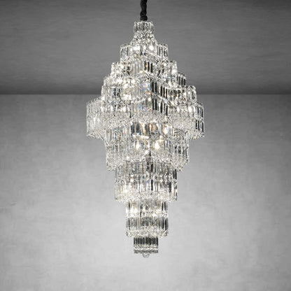 Universo Crystal Halo Chandelier