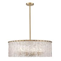 Haloire  Round Glass Chandelier