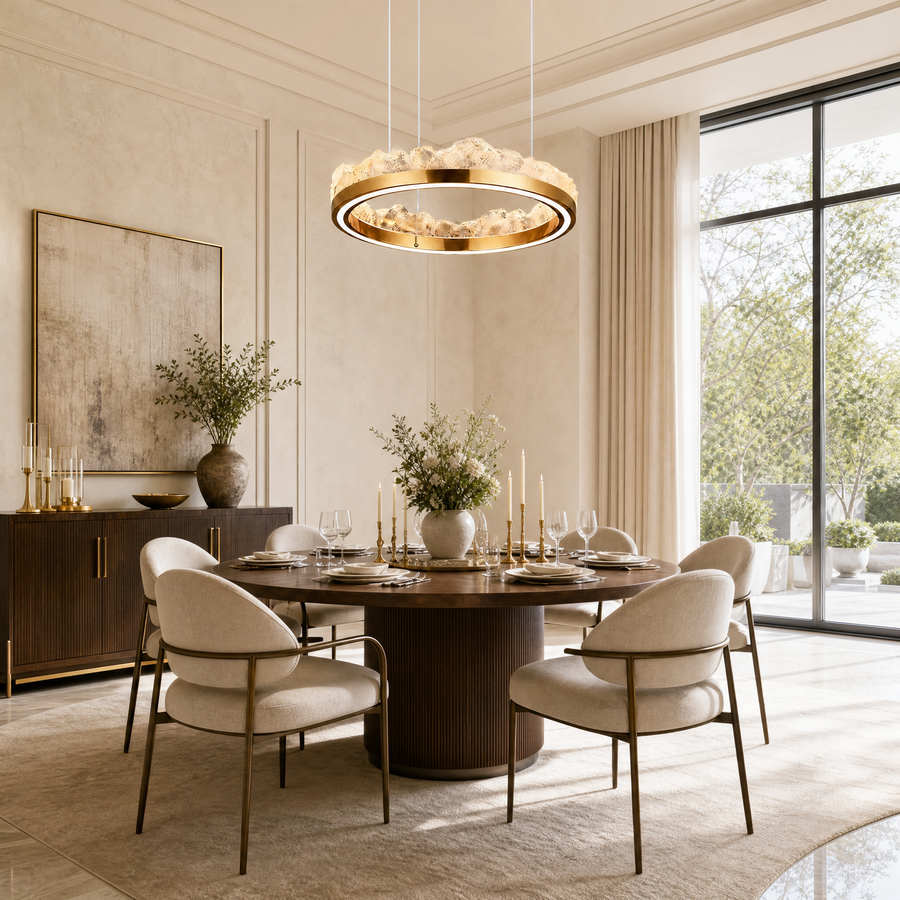 Vast Realm Modern Sculptural Pendant Light
