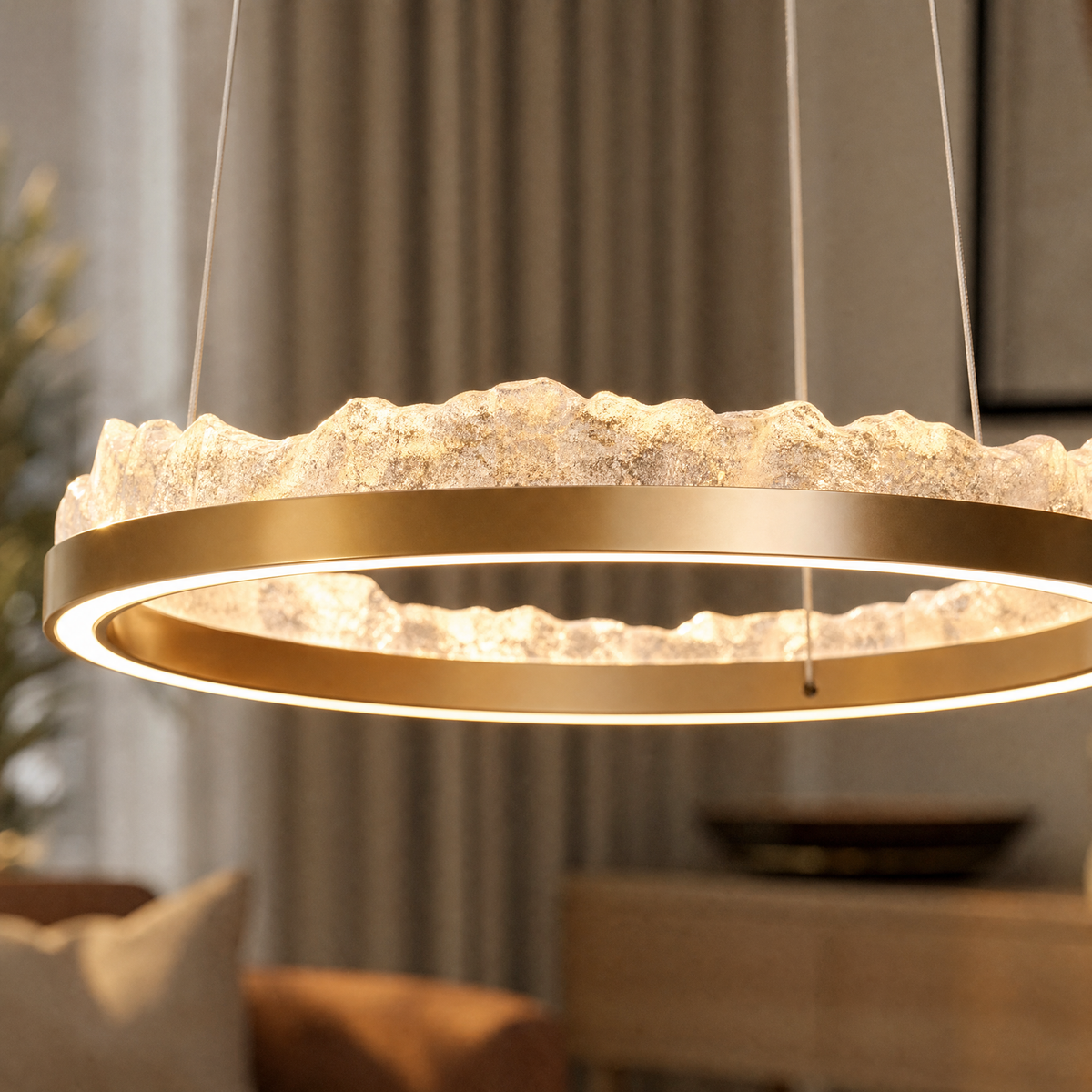Vast Realm Modern Sculptural Pendant Light