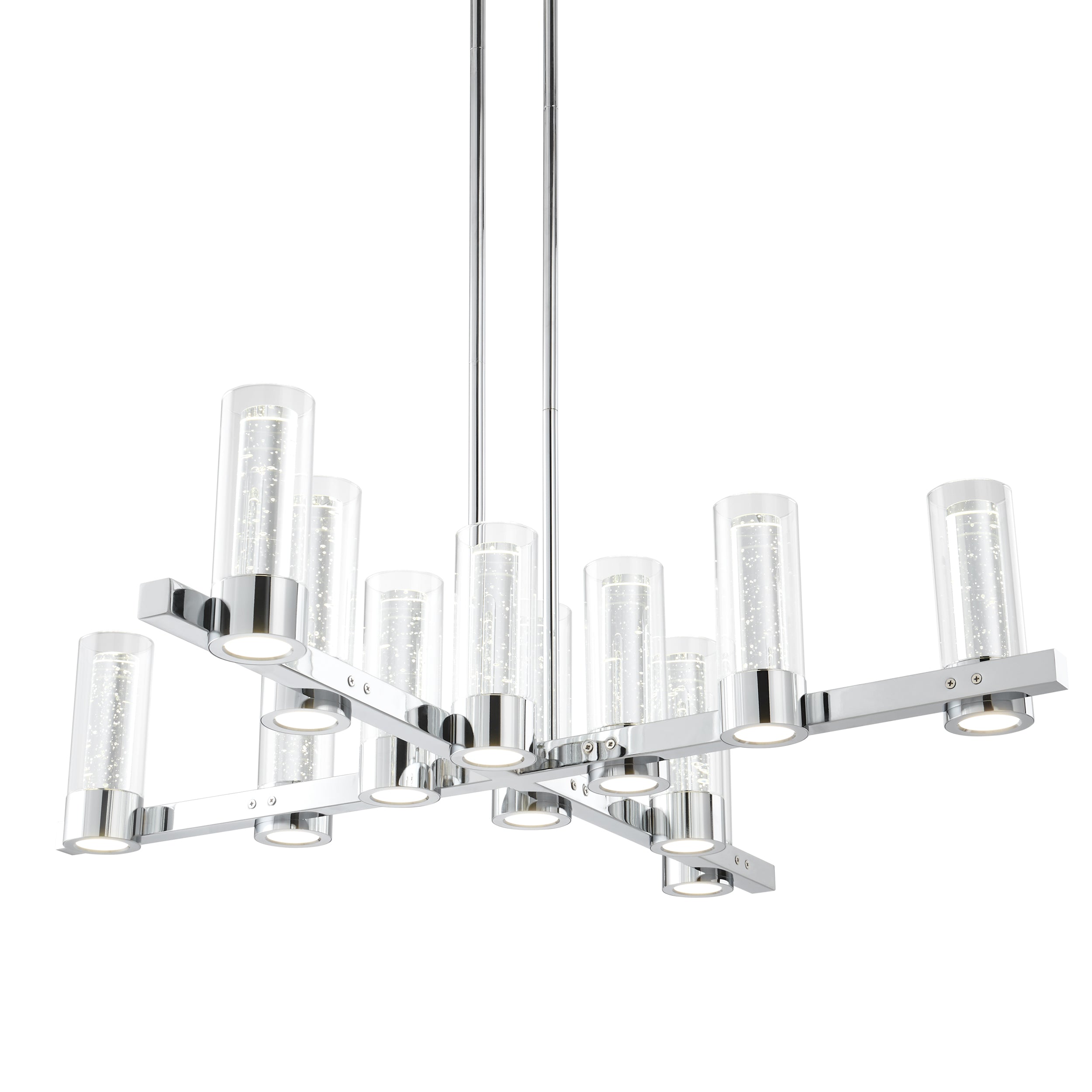 Victory 12 Light Chandelier Chrome