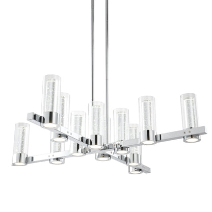 Victory 12 Light Chandelier Chrome