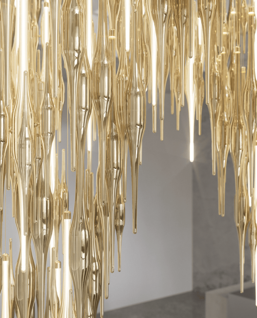 Vitara Glass Drop Customize Chandelier - Vakkerlight