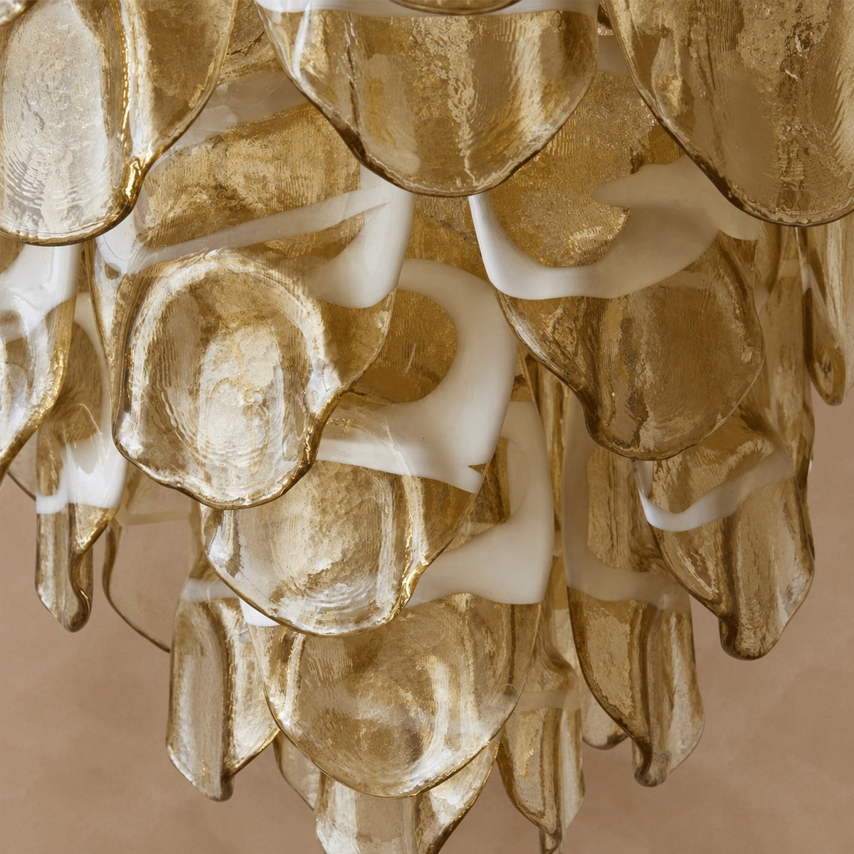 Vivara Glass Chandelier 39.4"