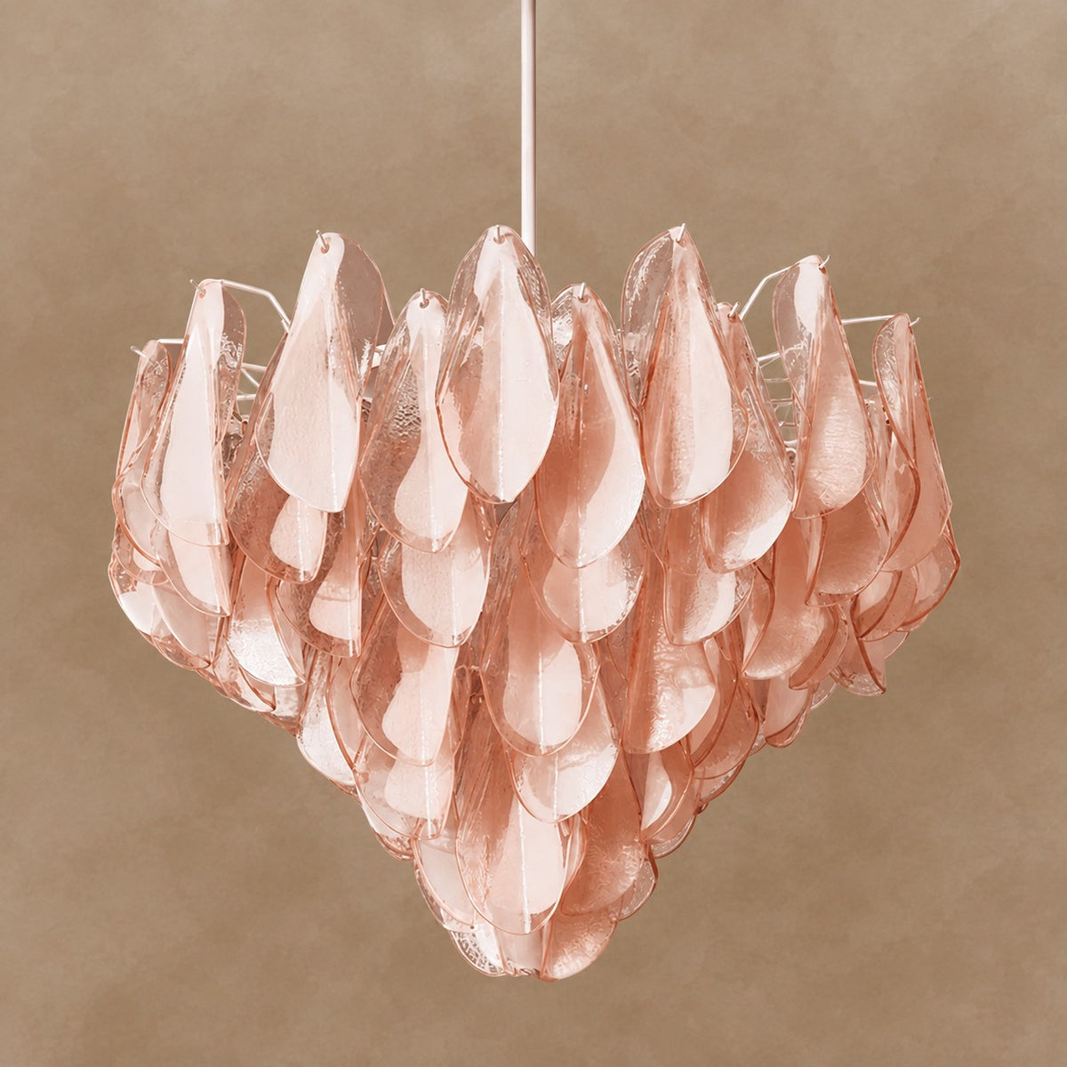 Vivara Glass Chandelier 39.4"