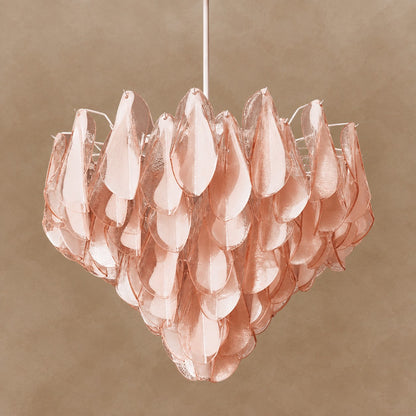 Vivara Glass Chandelier 39.4"