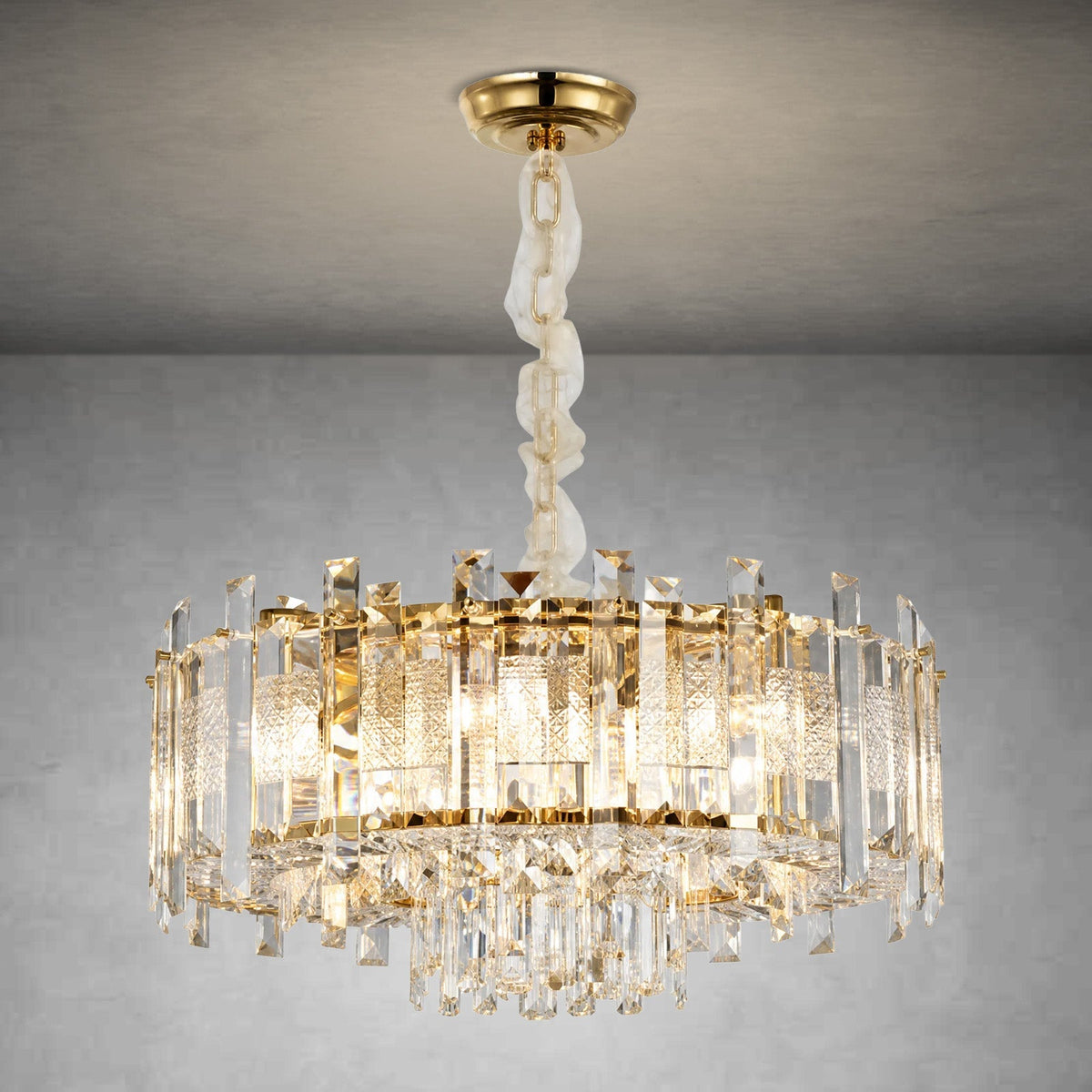 Voluta Crystal Chandelier