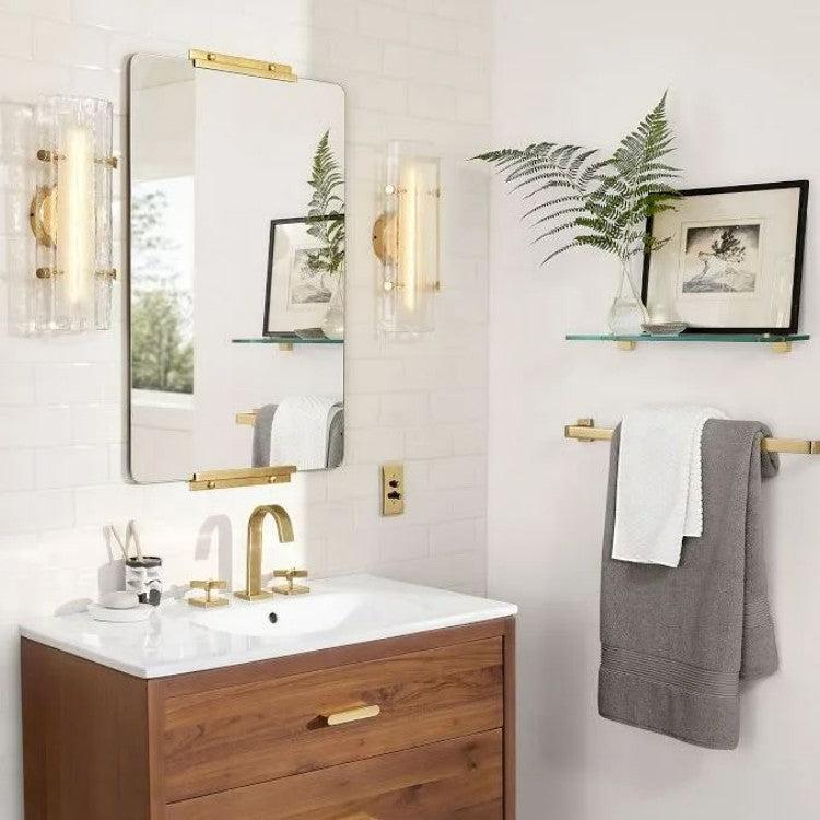 Willamette 16" Art Deco Wall Sconce with Brass Finish