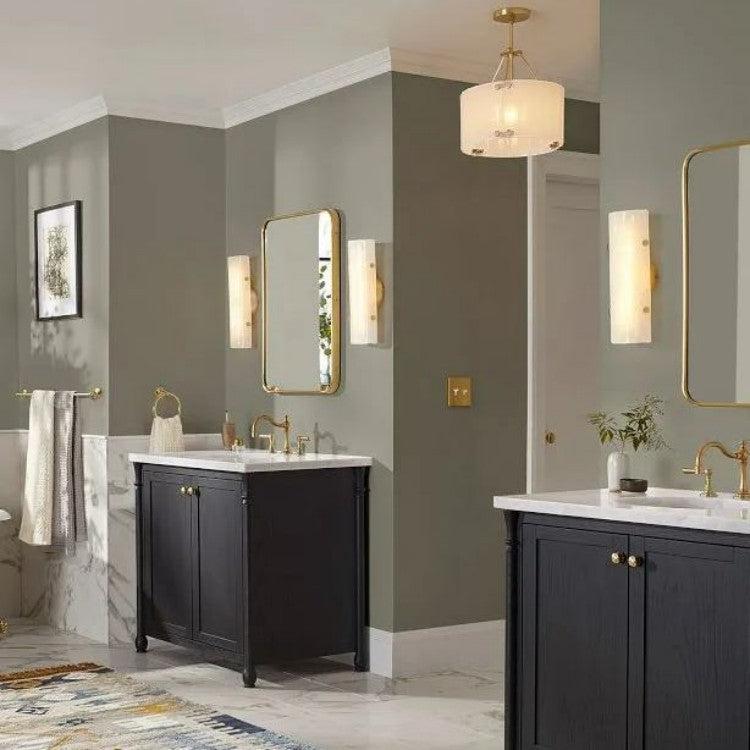 Willamette 16" Art Deco Wall Sconce with Brass Finish