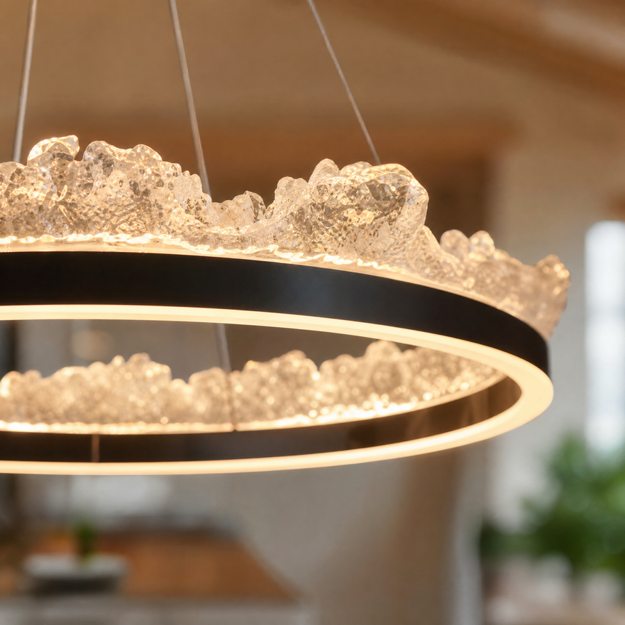 Wind & Wave Modern Sculptural Pendant Light