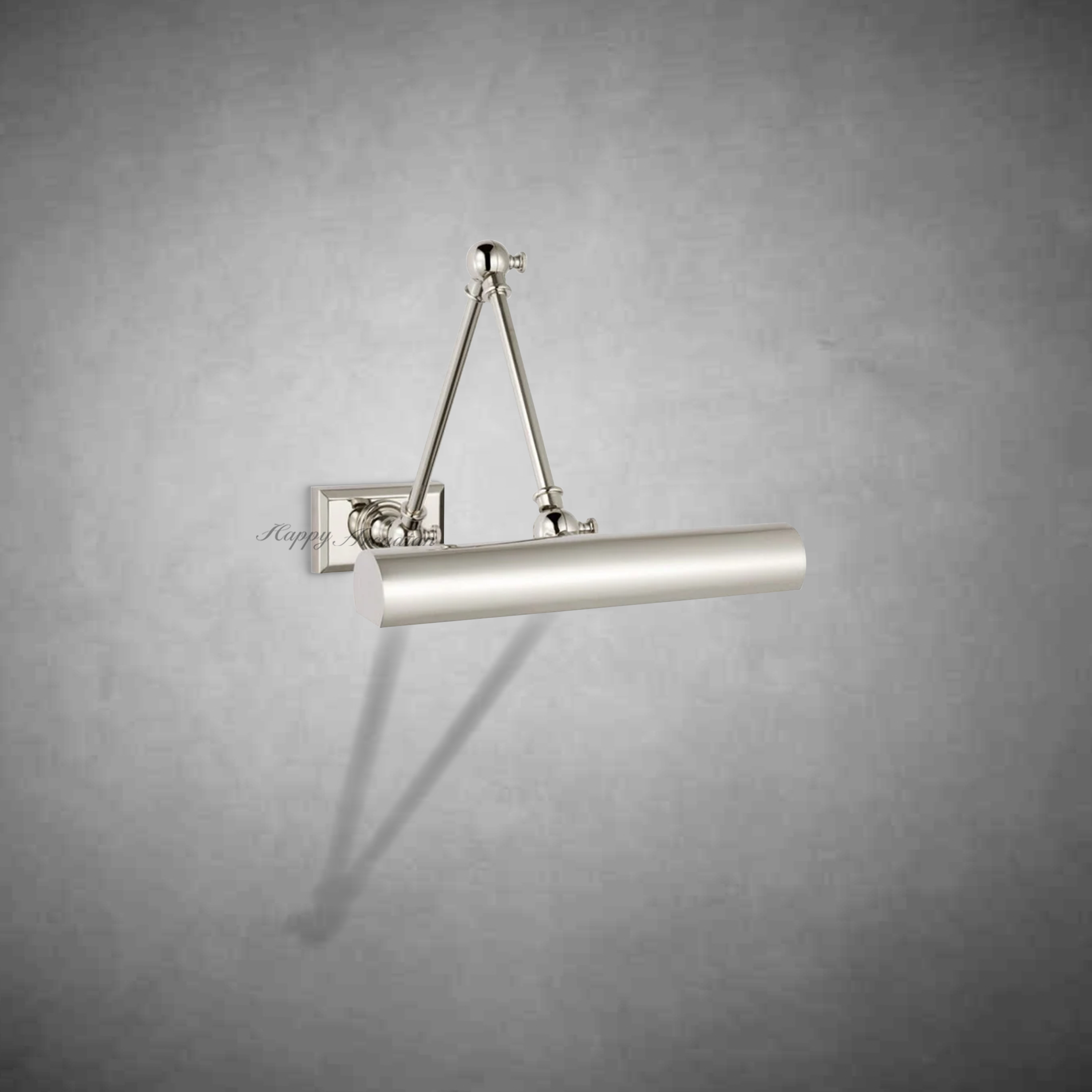 Brass Double Plug-In Hardwired Picture Light