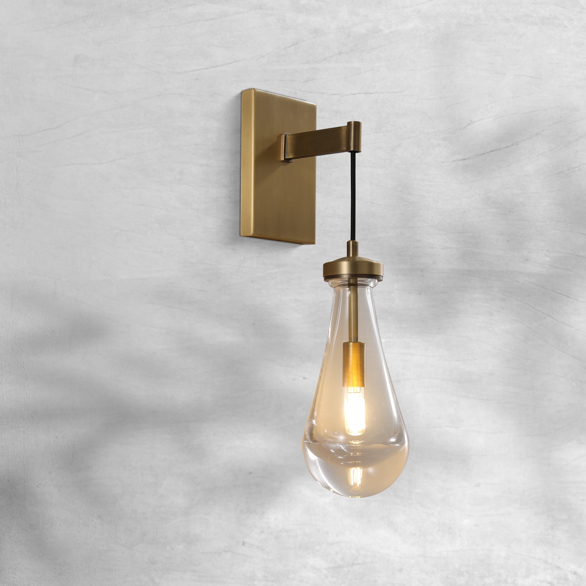 Modern Raindrop Wall Sconce